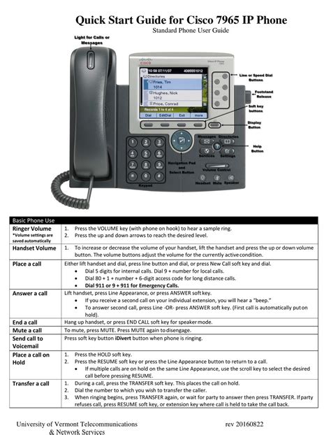 Cisco Ip Phone 7965 Manual