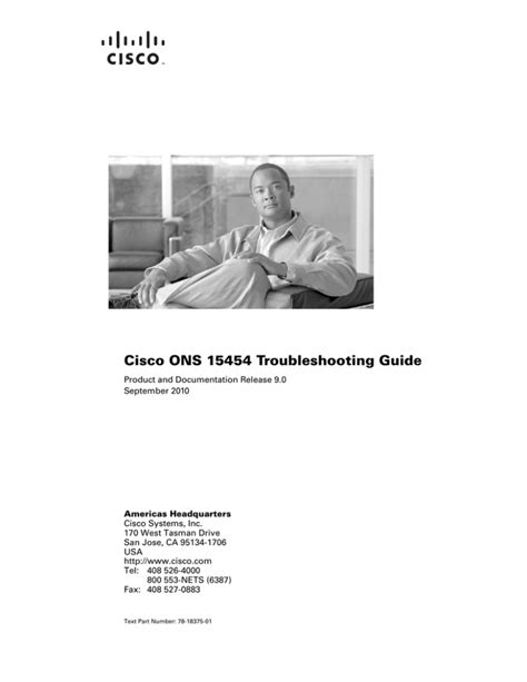 Cisco ONS 15454 Troubleshooting Guide, Release 9.0