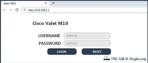 Cisco Valet M10 M20 Default Password and Support Info