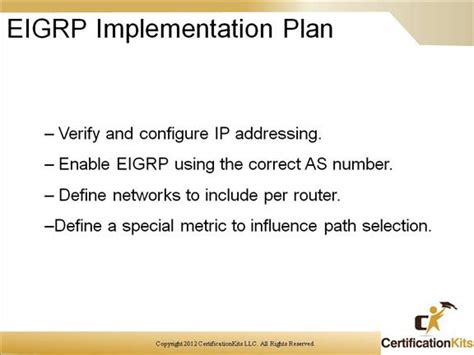 Cisco ccnp certification.  Learn to plan and implement EIGRP, OSPF, route Validate ...