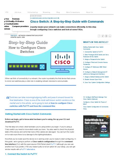Cisco configuration guide pdf.  Use caution with configuration mode Topics covered inc...