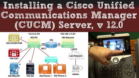 Cisco cucm hardware.  Version 12.  See Notes section for VM Configurations and IOPS requirements...