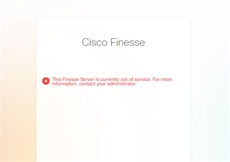 Cisco finesse login error device not accessible.  Cisco is a worldwide t...