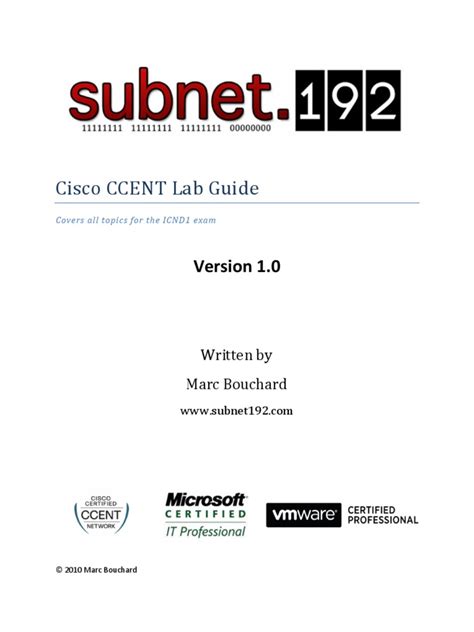 Cisco icnd1 lab guide v1 0. - Mitsubishi lancer ex 4a91 manual de servicio.