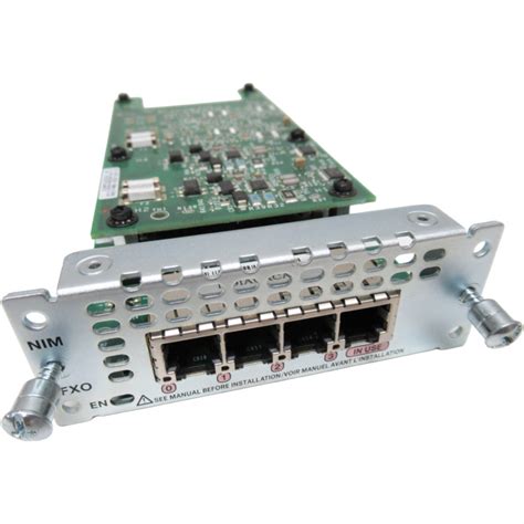 Cisco nim card.  These modules allow network administrators to customize ...