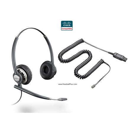 Cisco phone headset.  Featuring outstanding audio performance and noise isolation these ...