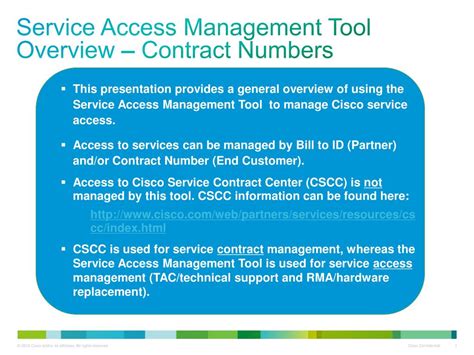 Cisco services access management tool.  Service Access Management Tool ...