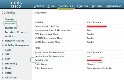 Cisco wlc standby serial number. .  ...