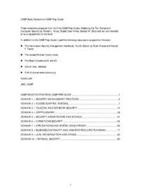 Cissp Study Notes From Cissp Prep Guide Edy Susanto