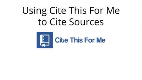 Cite this is for me. To use the works cited generator, simply: Select your style from APA, MLA, Chicago and many more*. Choose the type of source you would like to cite (e.g. website, book, journal, video). Enter the URL, DOI, ISBN, title, or other unique source information into the citation generator to find your source. Click the ‘Cite’ button on the citation ... 