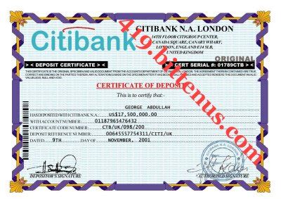 Citibank certificate of deposit. Things To Know About Citibank certificate of deposit. 