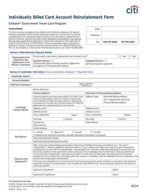 Citibank reinstatement form. Things To Know About Citibank reinstatement form. 