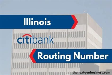 Citibank routing number illinois. The Routing Number 271070801 is valid for all transcation types of CitiBank in Illinois, which includes Direct Deposit, Wire Transfers, e-transfers etc. Routing number is also printed at the bottom left corner of the check issued by your bank branch of CitiBank. 