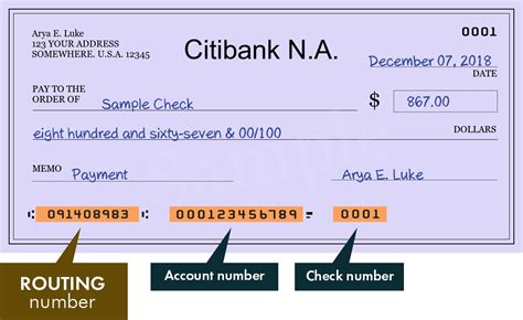 Bank: CITIBANK. N.A. Routing Number : 321171184: Telegraphic name : CITIBANK WEST FSB: City : SAN FRANCISCO: State : CA: Funds transfer status : eligible: Funds ... . 