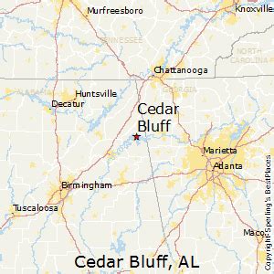 Cities Near Me - Cedar Bluff, Alabama Travelmath