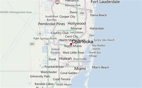 Cities Nearby Opa-locka, Florida, United States