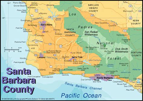 Cities Nearby Santa Barbara, California, United States