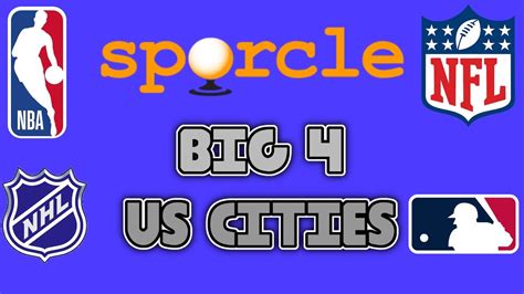 Cities With Multiple Big 4 Teams Quiz - Sporcle