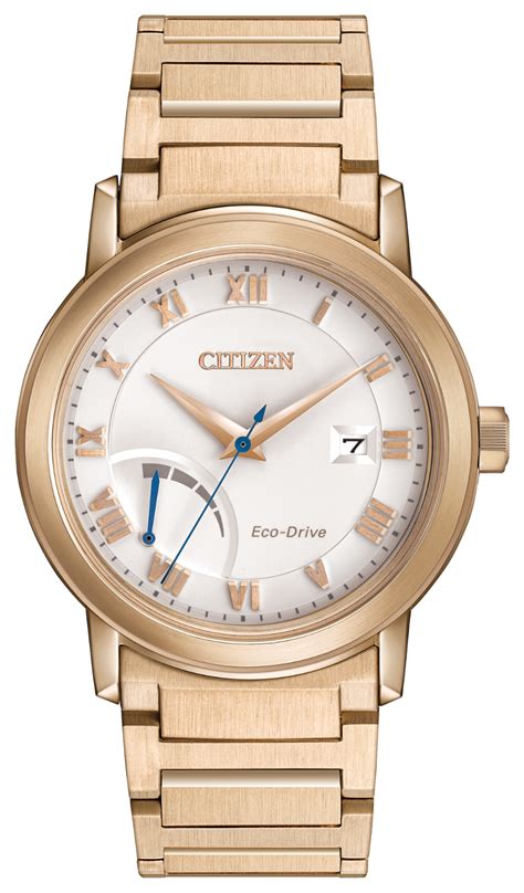 Citizen Power Reserve Eco-Drive Rose Gold Watch