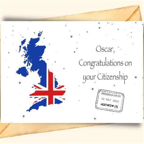 Citizenship Card - Etsy UK