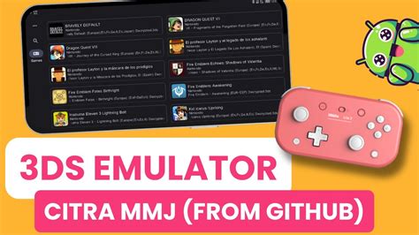 Citra Official + MMJ MOD Button Emulator 3DS Android Download APK MOD