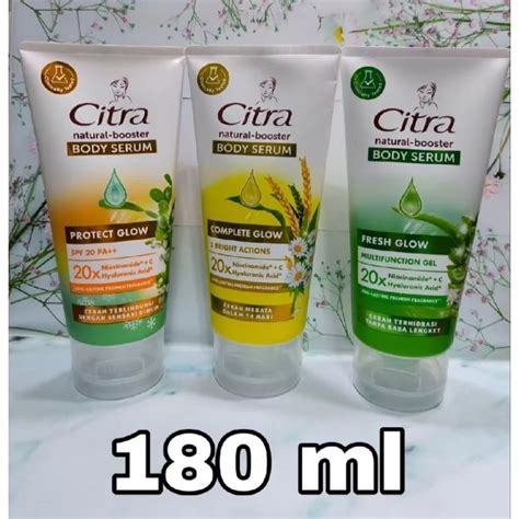 Citra body serum complete glow.  Cek Review Product Description Citra Natural Booste...