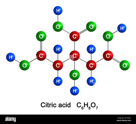 Citric acid formula structure