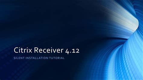 Citrix Receiver 4.12 Screen Pics 1