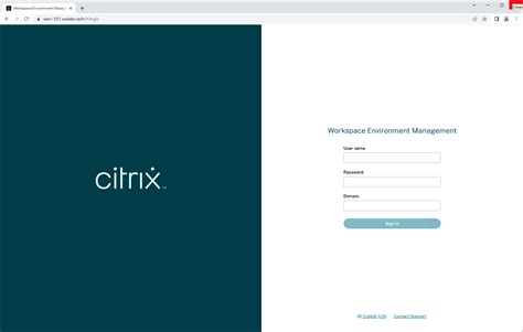 Citrix workspace android configuration.  into a Citrix VDI environment...