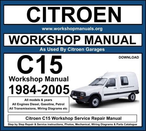 Citroen c15 1 8d repair manual. - Esprit de la charte et nouvelles solidarités régionales.