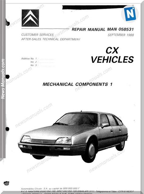 Citroen cx 1982 repair service manual. - Be the man the man registry guide for grooms.