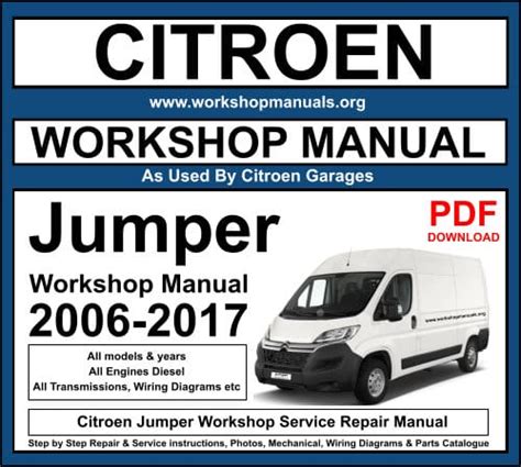 Citroen jumper 2 8 2015 service manual. - Il manuale di oxford della storia degli affari.