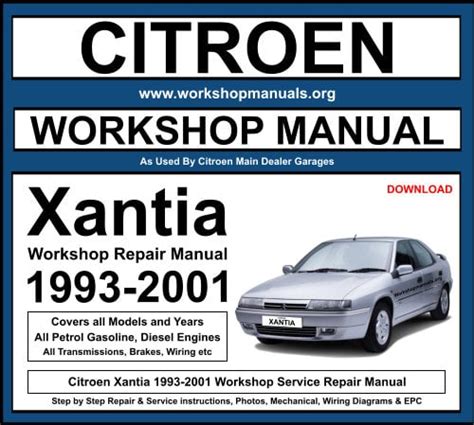 Citroen xantia 1993 2000 workshop repair manual download. - Boeing 737 electrical system maintenance manual.