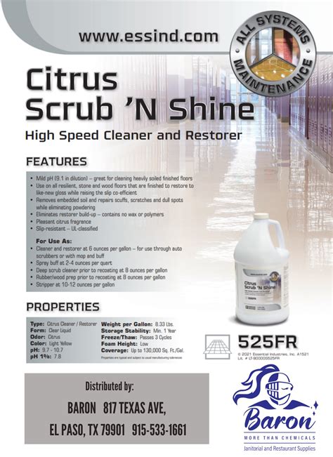 Citrus Scrub and Shine MSD