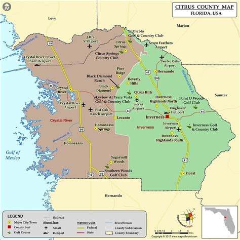 Citrus and Hernanado counties