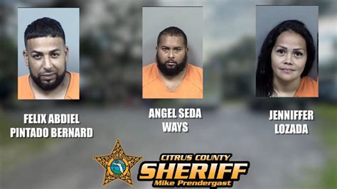 CITRUS COUNTY, Fla. - Three Floral City residents have been arrested in what Citrus County Sheriff's office is calling a "historical" meth bust. During the early morning hours of February 8, 2023, Citrus County Sheriff's Office (CCSO) deputies and members of the Tactical Impact Unit (TIU) seized the largest quantity of pure, uncut ...