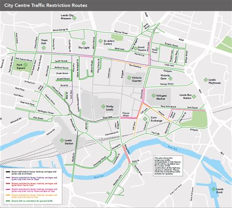 City Centre Traffic Restriction Routes