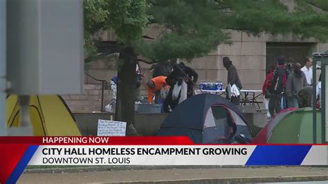 City Hall homeless encampment growing downtown