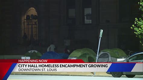 City Hall homless encampment growing downtown