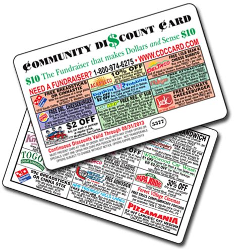 City List - Community Discount Card