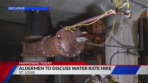 City aldermen discussing water rate hike today