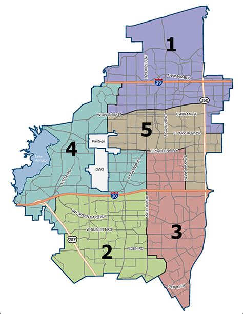 City council districts map.  804.  It includes geographical features such...
