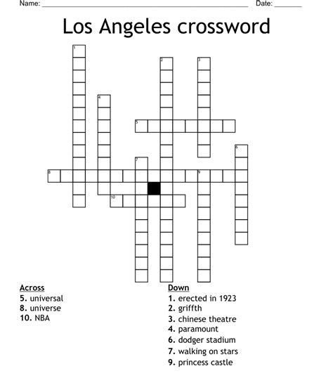 Answers for city near los angeles (8) crossword clue, 8 letters. Search for crossword clues found in the Daily Celebrity, NY Times, Daily Mirror, Telegraph and major publications. Find clues for city near los angeles (8) or most any crossword answer or clues for crossword answers.. 