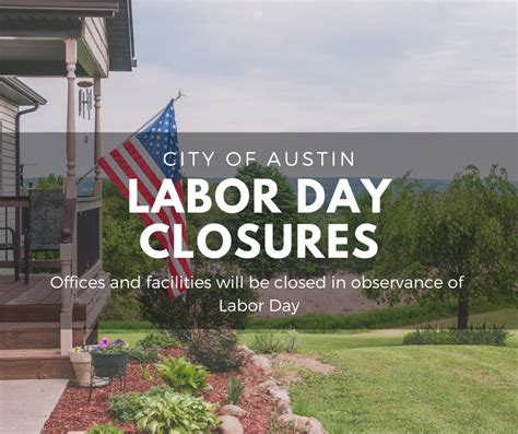 City of Austin announces Labor Day closures