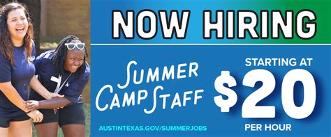 City of Austin now hiring summer camp staff