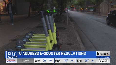 City of Austin to discuss regulations for e-scooters in downtown