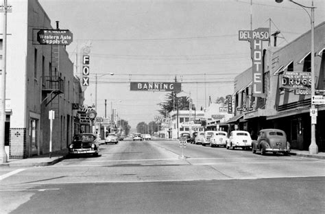 City of Banning CA - History with old photos