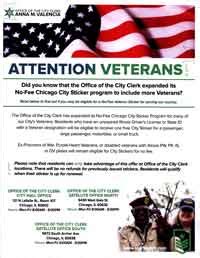 City of Chicago Vehicle Stickers National Women Veterans United