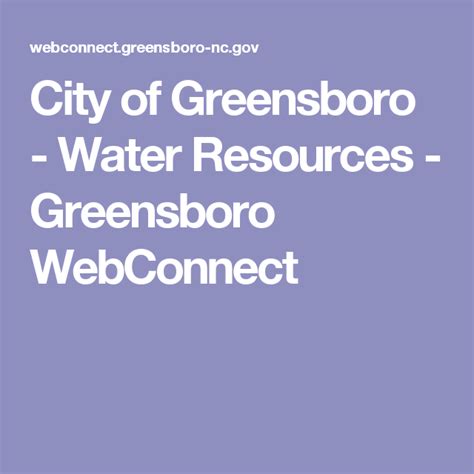 City of Greensboro - Water Resources - Greensboro …