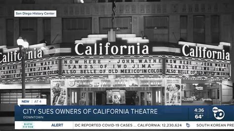 City of San Diego sues California Theatre owners for creating public nuisance